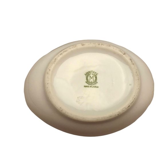 Noritake "M" Morimura Handpainted Sauce Bowl & Underplate Cabin on the Lake 6.5" - Picture 7 of 9